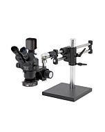 O.C. White TKPZT ProZoom 6.5 Trinocular Microscope with Dual Arm Base