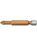 Wiha 74101 Phillips Tin Power Bit, #1 x 50mm