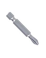 Wiha 74103 Phillips Head Power Bit for 1/4" Hex Drive, #1 x 2"