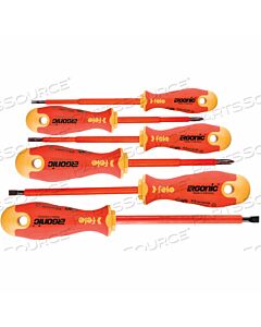 Bondhus 07157-53169 Ergonic Insulated 6 Pc Set Slotted & Phillips