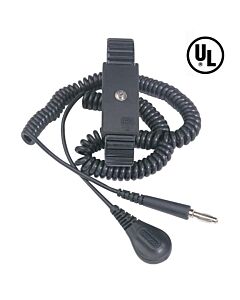 Desco 09085 Premium Metal Adjustable Wrist Strap with 6ft Cord