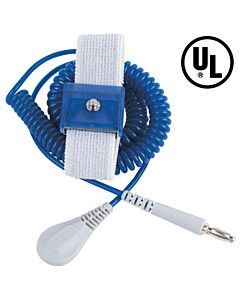 Desco 09100 Single Conductor Adjustable Fabric Wrist Strap