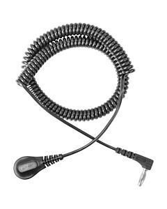 Desco 09207 Single Conductor Coil Cord, For MagSnap Wrist Straps