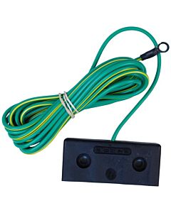 Desco 09835 Ground Block Quad Common Point, 10' Cord 10mm Snap