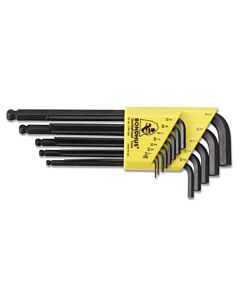 Bondhus 10937 Balldriver Hex Key L-Wrench Set, .050-3/8", 13-Piece