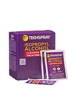 Techspray 1610-50PK Isopropyl Alcohol Wipes 99.8%, 50 per Pack