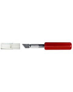 Excel 17005 K5 Heavy Duty Red Plastic Handle Knife With Safety Cap