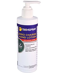 Techspray 1702-8FP Zero Charge Anti-Static Hand Lotion, 8 oz
