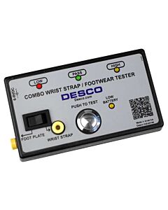 Desco 19280 Combo Wrist Strap And Foot Ground Tester