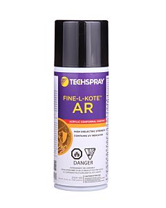 Techspray 2103-12S Fine-L-Kote AR Acrylic Conformal Coating, 12 oz Aerosol