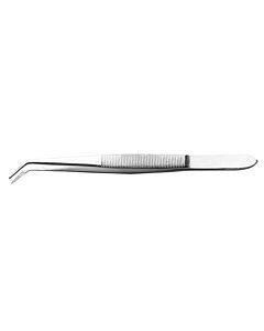 Excel 30415 Curved-Point Stainless Steel Tweezer, 6"