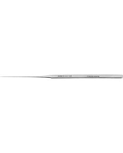 Excelta 332B 6.5" Stainless Steel 45° Micro Tip Probe, 1 Mil Tip