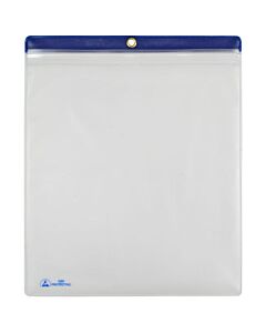 Menda 34455 ESD-Safe Shop Traveler with Zip, Blue Header, 10/Pk