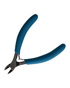 Swanstrom 411 ESD-Safe Oval Head Flush Cutter with Cushion Grip Handle, 4"