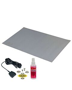 Desco 42475 Statfree Z2 Dissipative 3-layer Vinyl Mat Kit with Ground Cord, 24" x 48"