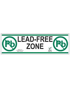 Protektive Pak 47103 Aisle Marking Tape Lead-Free Zone