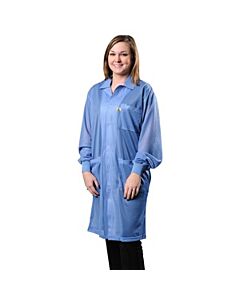 Desco 73614 Statshield ESD-Safe Lab Coat with Cuffs, X-Large 40" Long