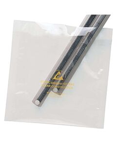 Desco 13880 Statfree Dissipative Ultra Clear 3.5 Mil Zip Top Polyester Bag, 4 x 6"