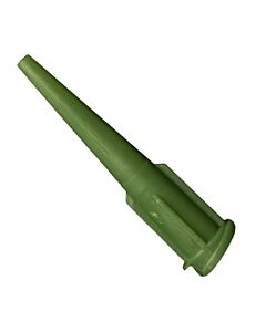 Jensen Global JG14-1.25HPTT High Precision Polypropylene 14 Gauge Tapered Dispensing Tip, Olive, 1000 per Bag