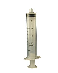 Jensen Global JG20CC-LL-20 Calibrated Assembled Syringe w/ Luer Lock, 20CC, 20/bg