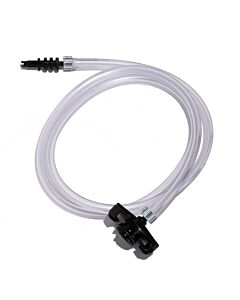 Jensen Global JG30A-X Standard Black Barbed Syringe Adapter with 1/4" tubing, 3', 30-50CC