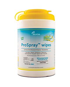 MicroCare PSWC-1 Cleaning and Disinfectant Wipes, 240ct