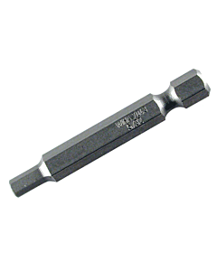 Wiha 74325 Hex Power Bit, 2.5mm x 50mm